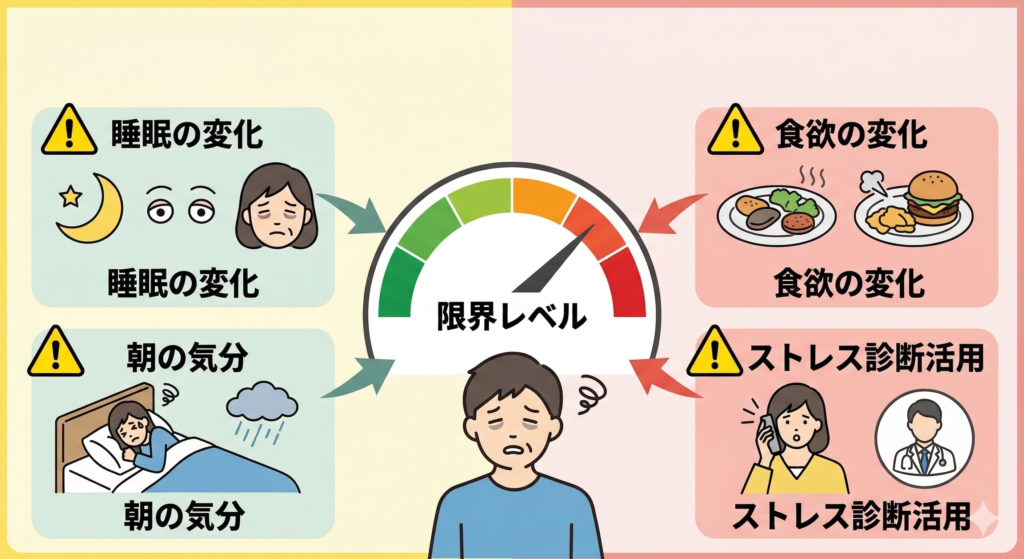 3. 転職活動ができるように心と体の限界サインをチェックする