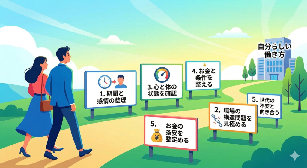 まとめ:自分に合う会社の辞め方と転職先を選ぼう