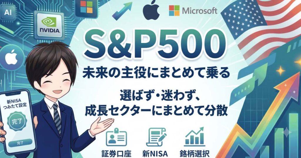 S&P500の買い方を初心者向けに解説｜新NISAで賢く投資