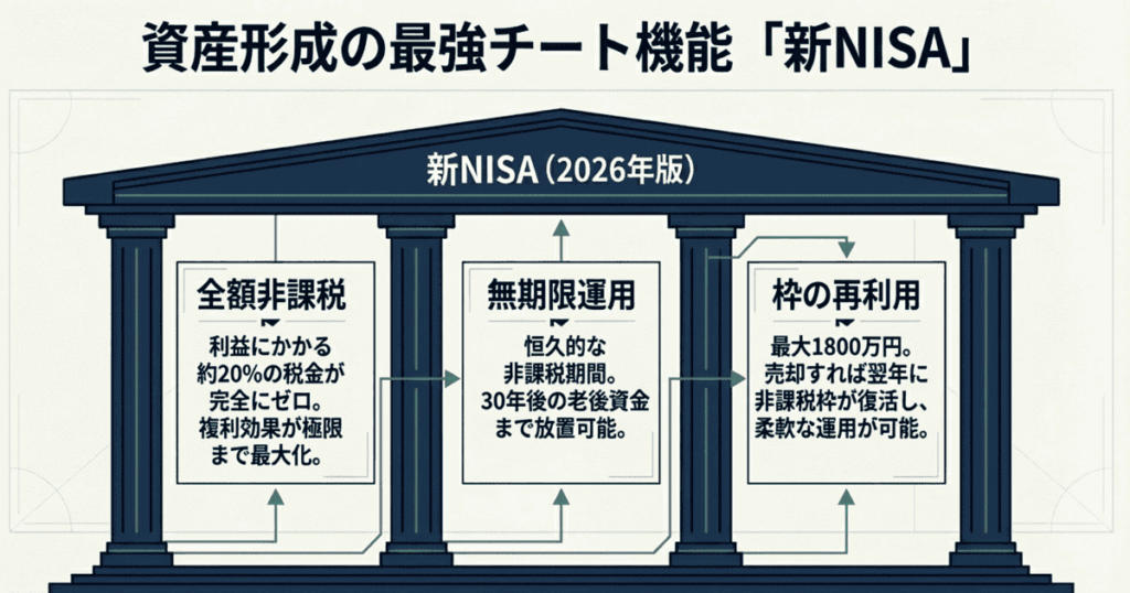 新NISAのメリットを図解