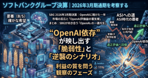 ソフトバンクグループ決算の解説記事表紙