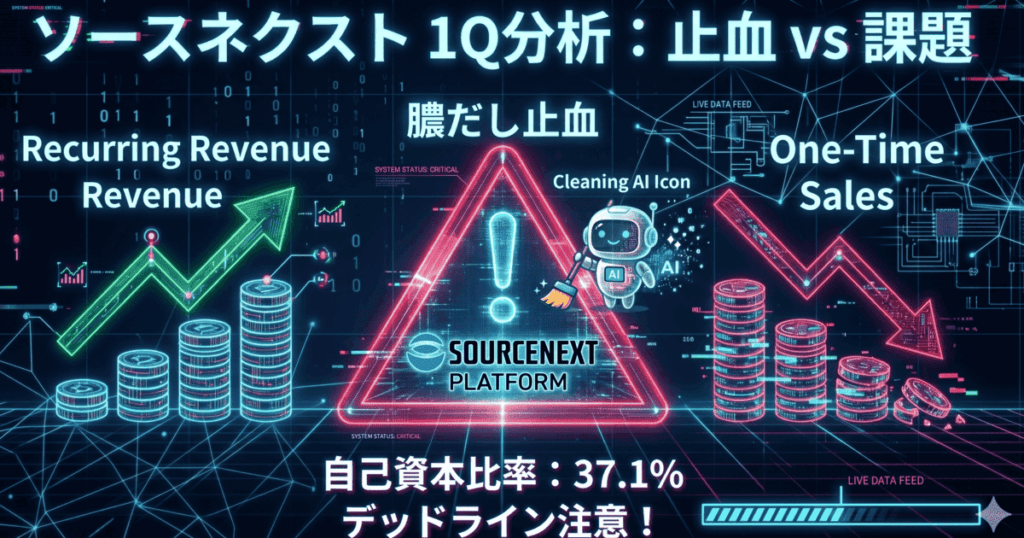 ソースネクスト決算分析｜2026年12月期1Qから見た現在地 