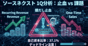 ソースネクスト決算分析｜2026年12月期1Qから見た現在地 
