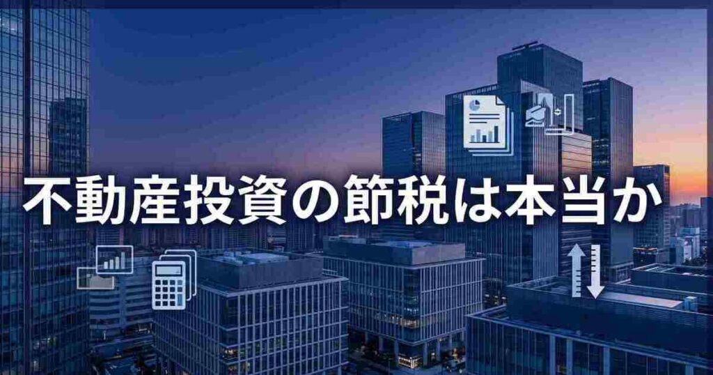 不動産投資の節税効果は本当か｜ならない人の条件と仕組み